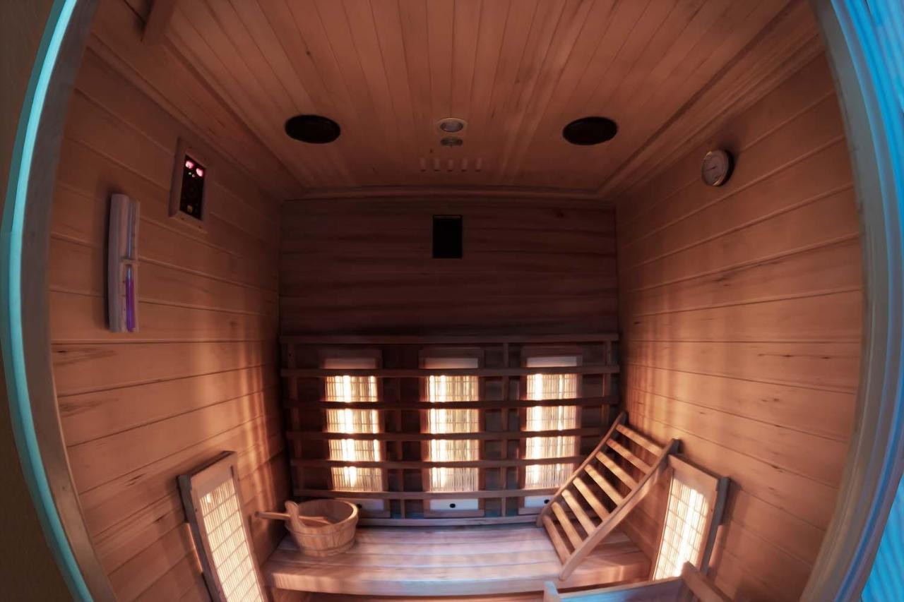 La Kaz Rhumantique Sauna And Spa Privatif La Riviere-Saint-Sauveur Luaran gambar