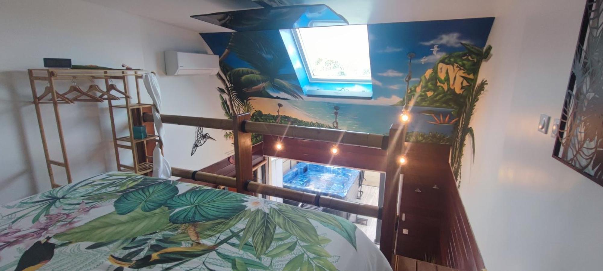 La Kaz Rhumantique Sauna And Spa Privatif La Riviere-Saint-Sauveur Luaran gambar