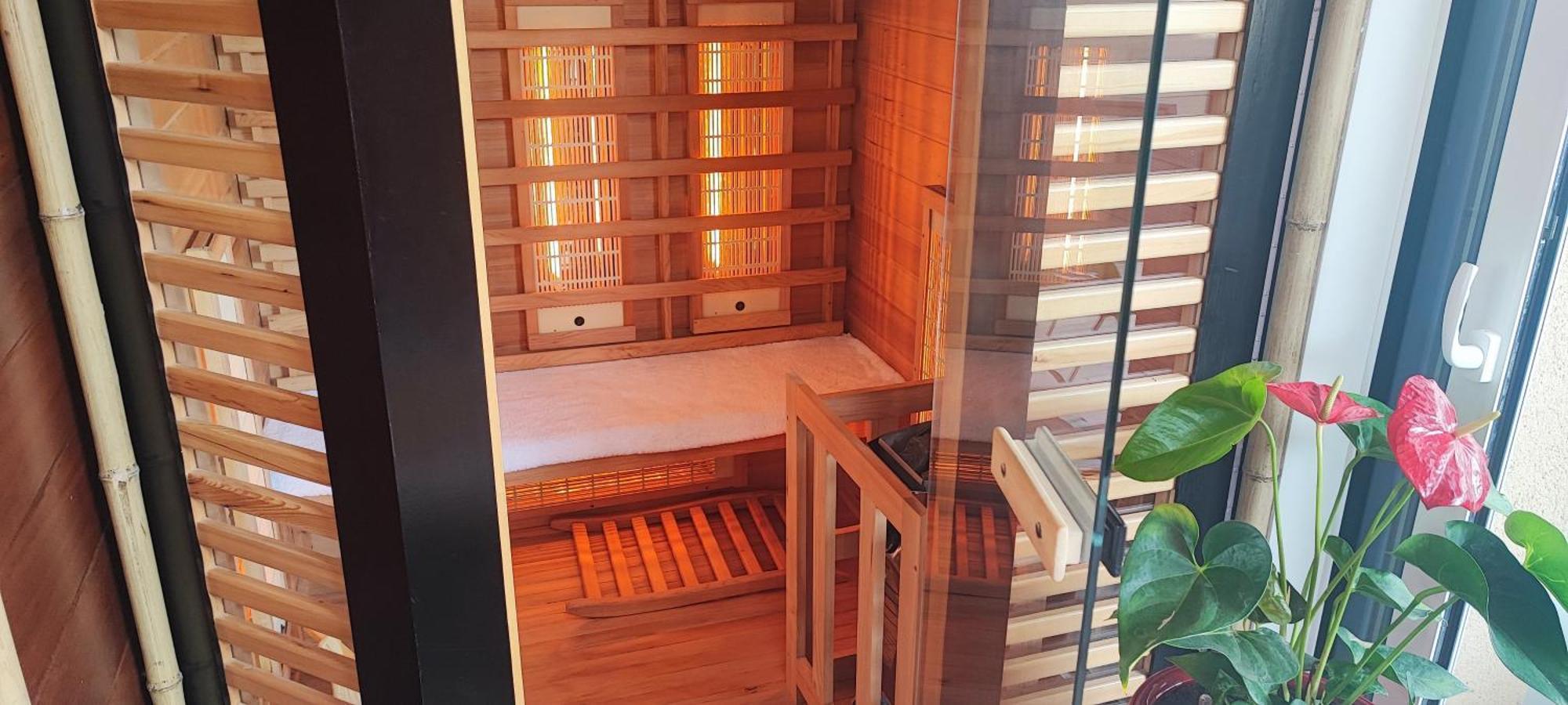 La Kaz Rhumantique Sauna And Spa Privatif La Riviere-Saint-Sauveur Luaran gambar